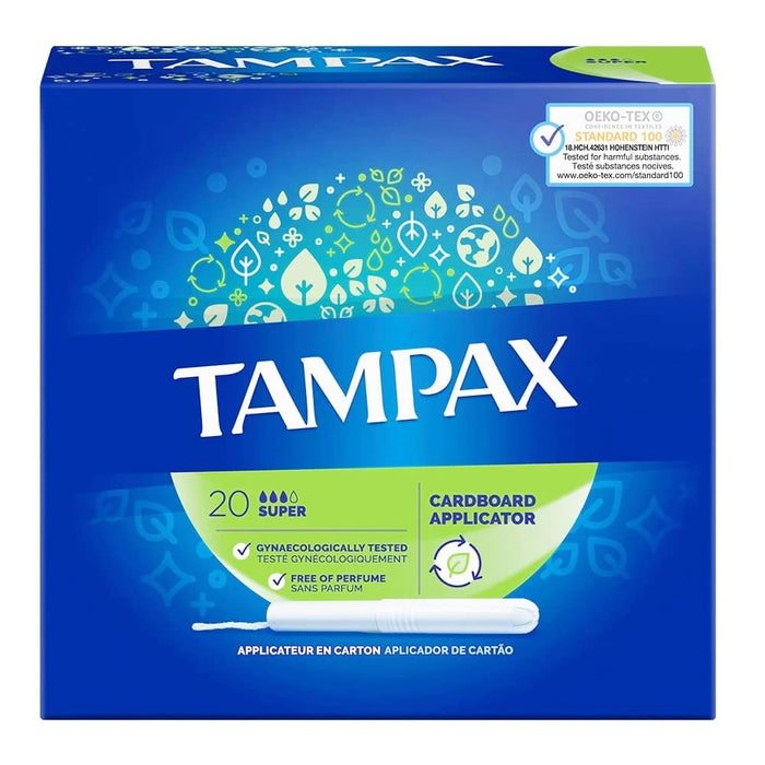 Tampax Blue Box Tampons Super