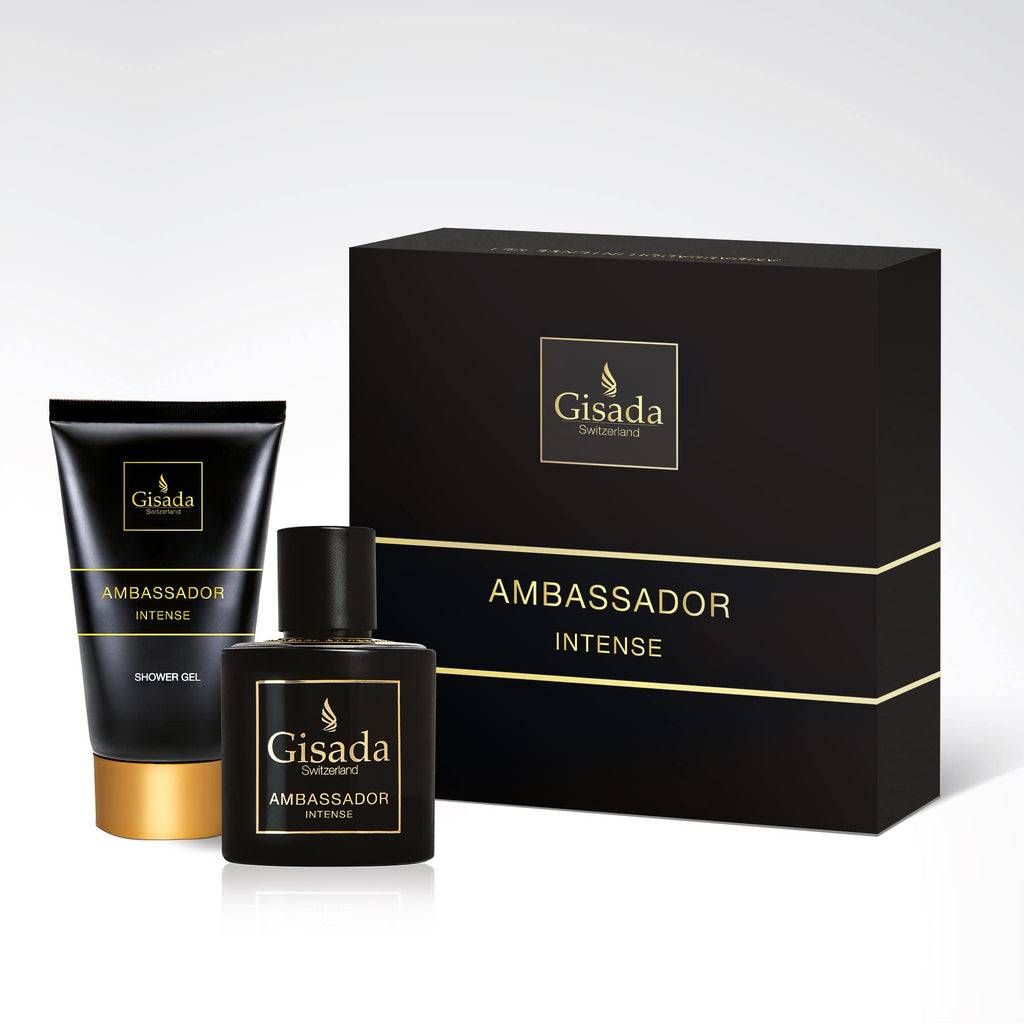 Gisada Ambassador Intense Gift Set 50ml EDP + 100ml Shower Gel