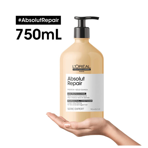 L'Oreal Professionnel Serie Expert Gold Quinoa + Protein Absolut Repair Conditioner 750ml