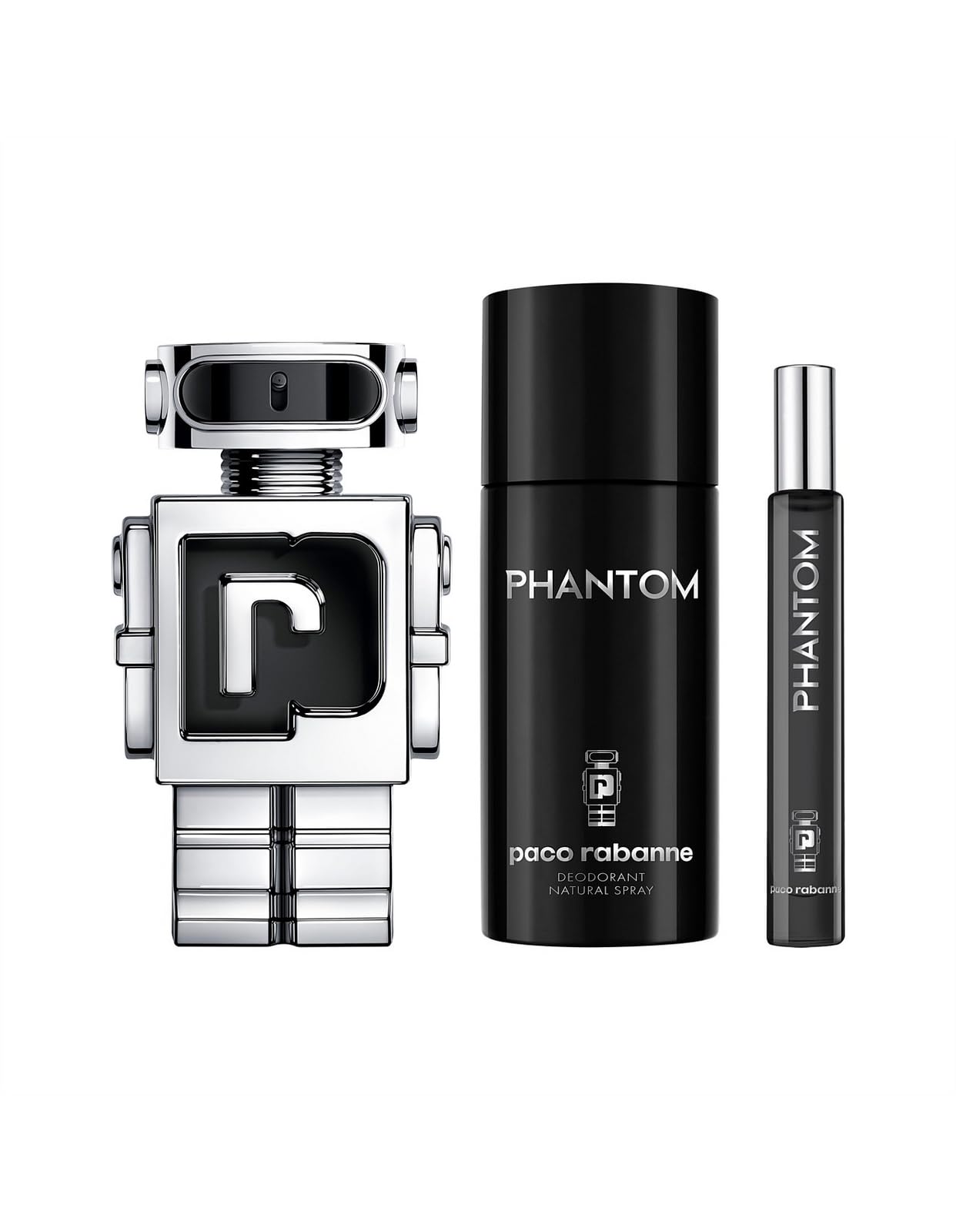 Paco Rabanne Phantom 100ml EDT+150ml Deodorant Spray+Mini10ml - Eau de Toilette at MyBeautyBoutique by Paco Rabanne