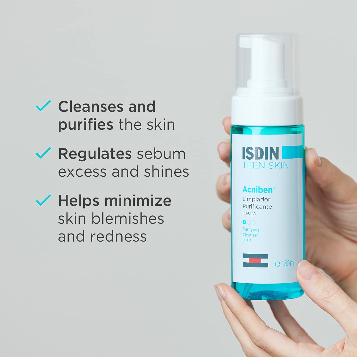 ISDIN TEEN SKIN  Acniben Puriying Cleanser Foam 150ml