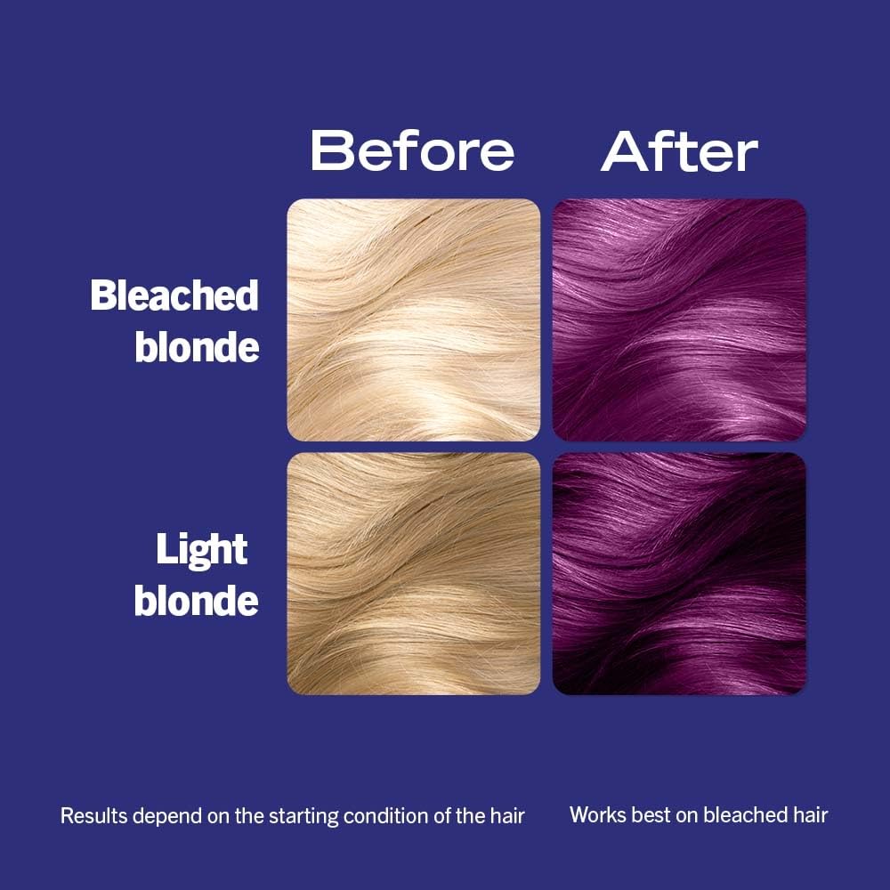 Schwarzkopf Live Ultra Brights Or Pastel Semi-Permanent Hair Colour 80ml - 094 Purple Punk