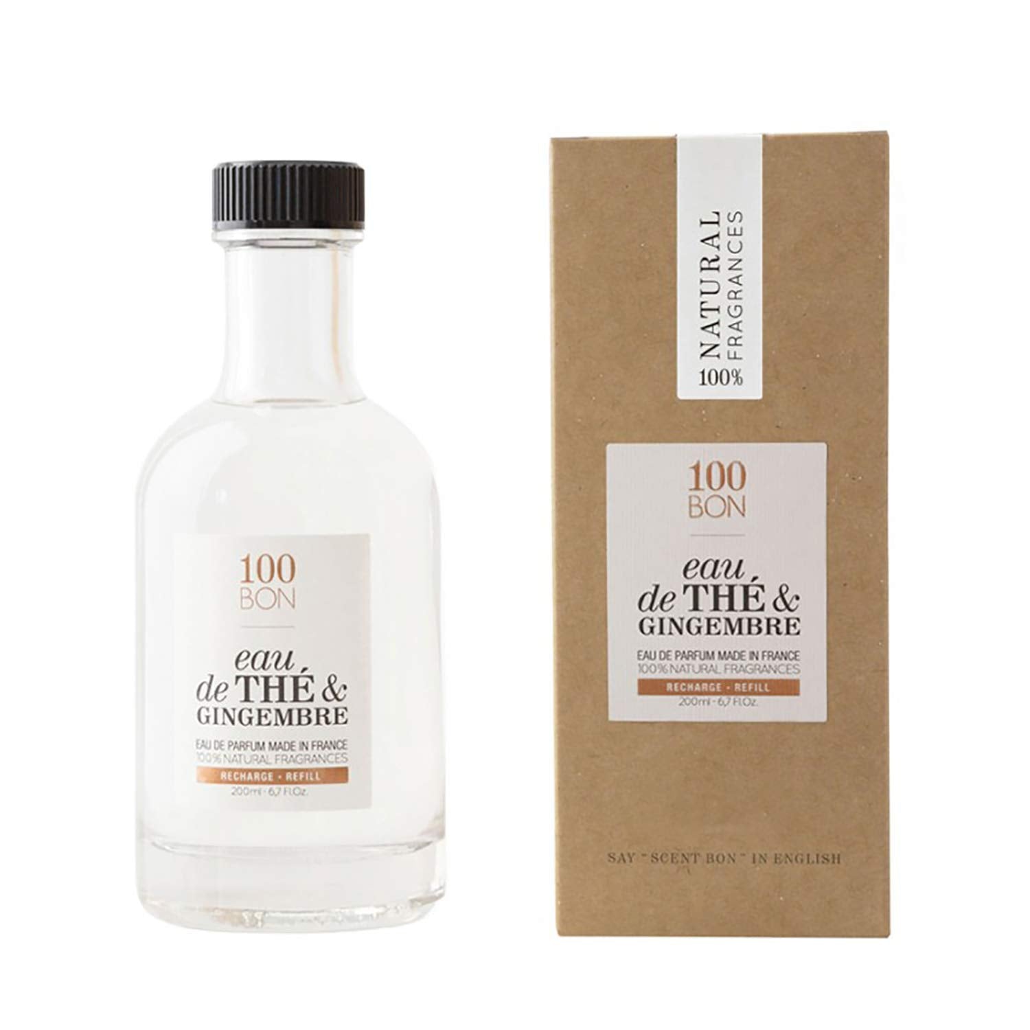 100BON Eau de Thé et Gingembre Eau de Parfum 200ml Refill - Fragrance at MyBeautyBoutique by 100BON