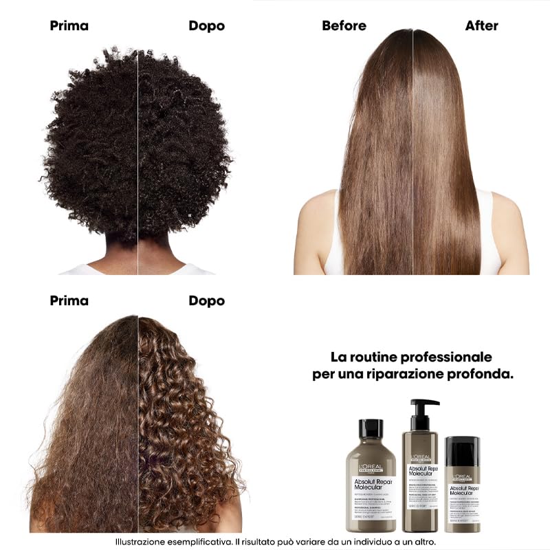 L'Oréal Expert Absolut Repair Molecular Professional Shampoo 1000ml - Refill