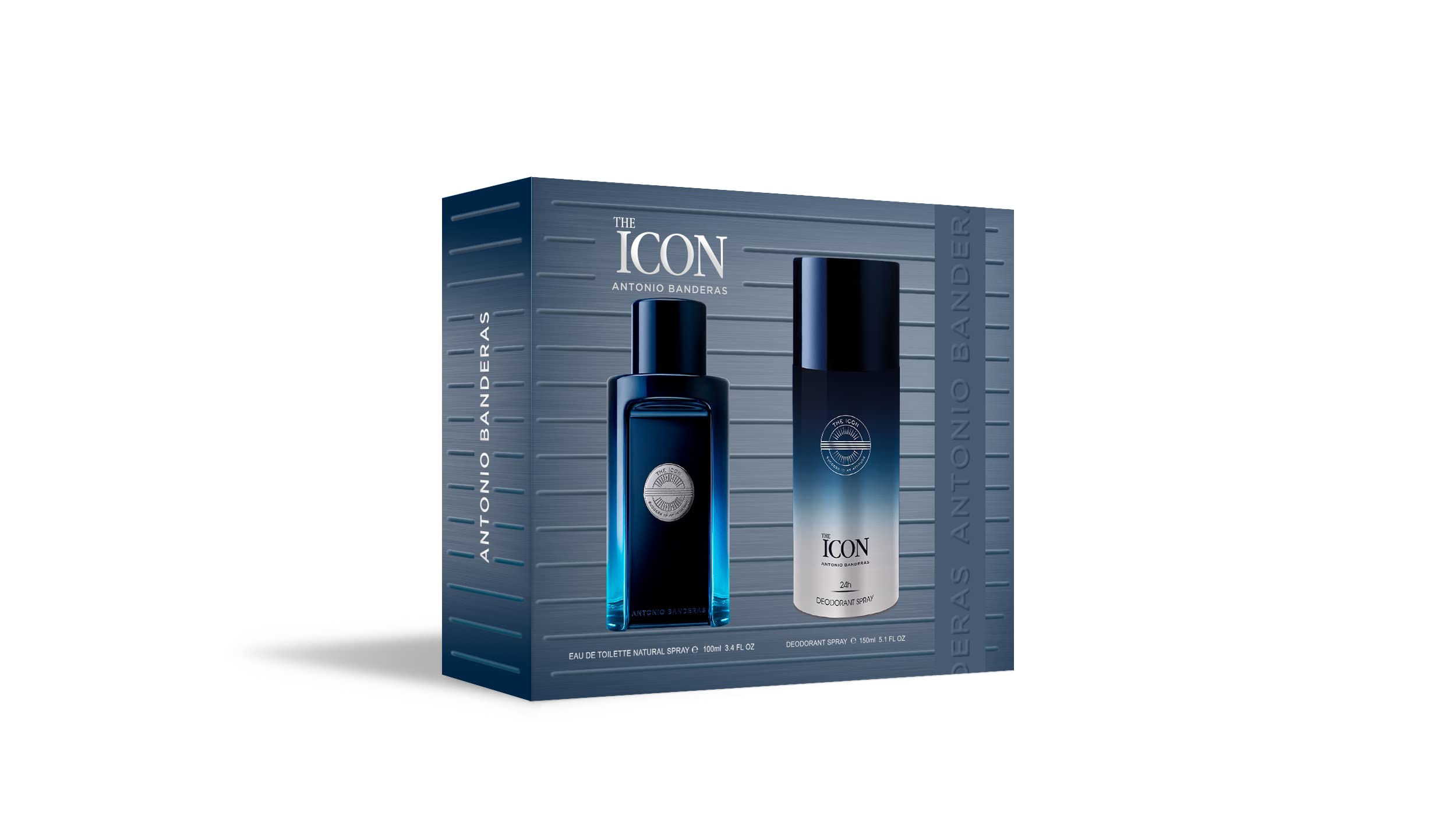 Antonio Banderas The Icon 2 Piece Gift Set: Eau de Toilette 100ml - Deodorant Spray 150ml - Gift Set at MyBeautyBoutique by Antonio Banderas