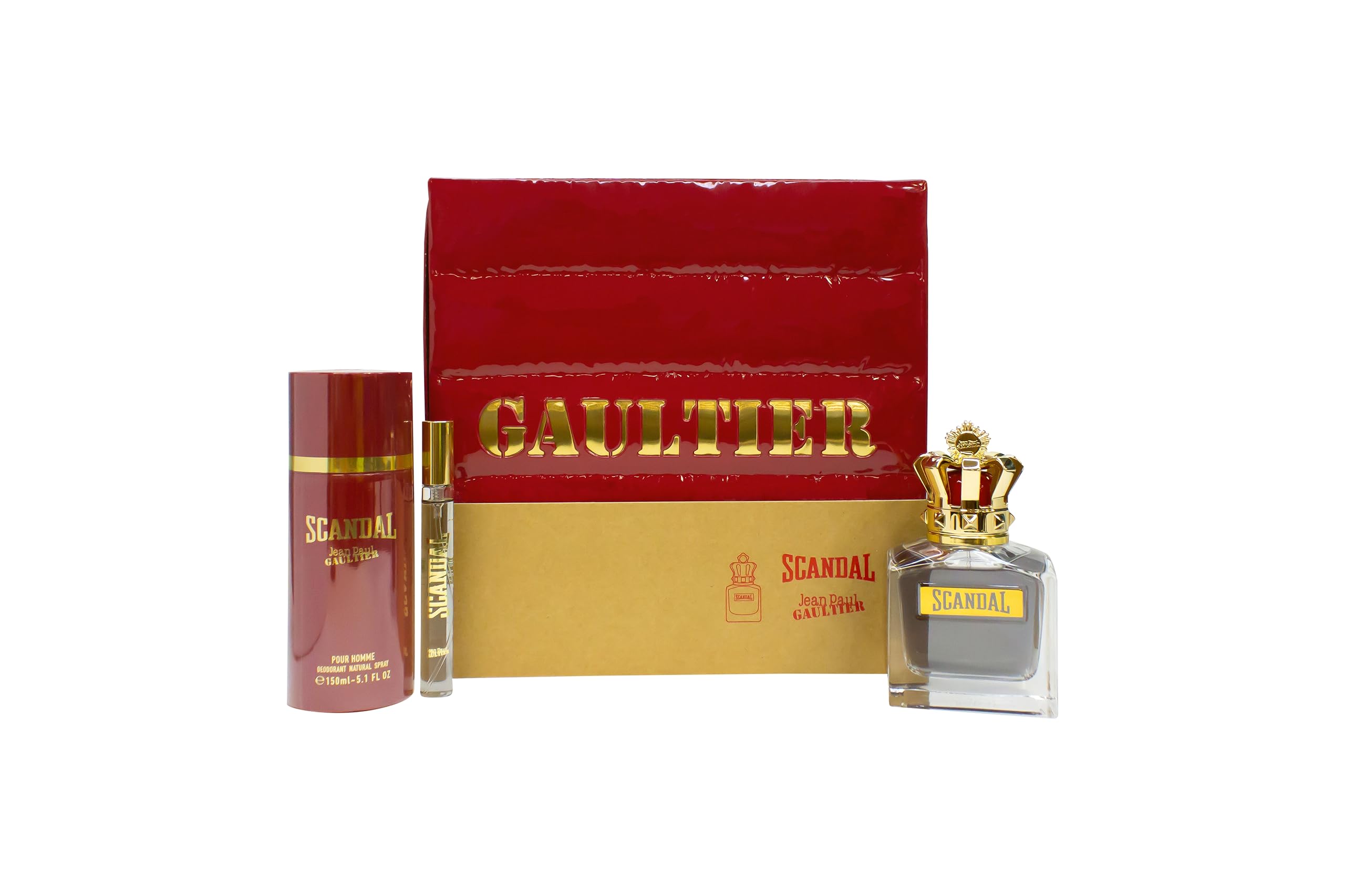 Jean Paul Gaultier Scandal Pour Homme Gift Set 100ml EDT + 150ml Deodorant Spray + 10ml EDT - Fragrance at MyBeautyBoutique by JEAN PAUL GAULTIER
