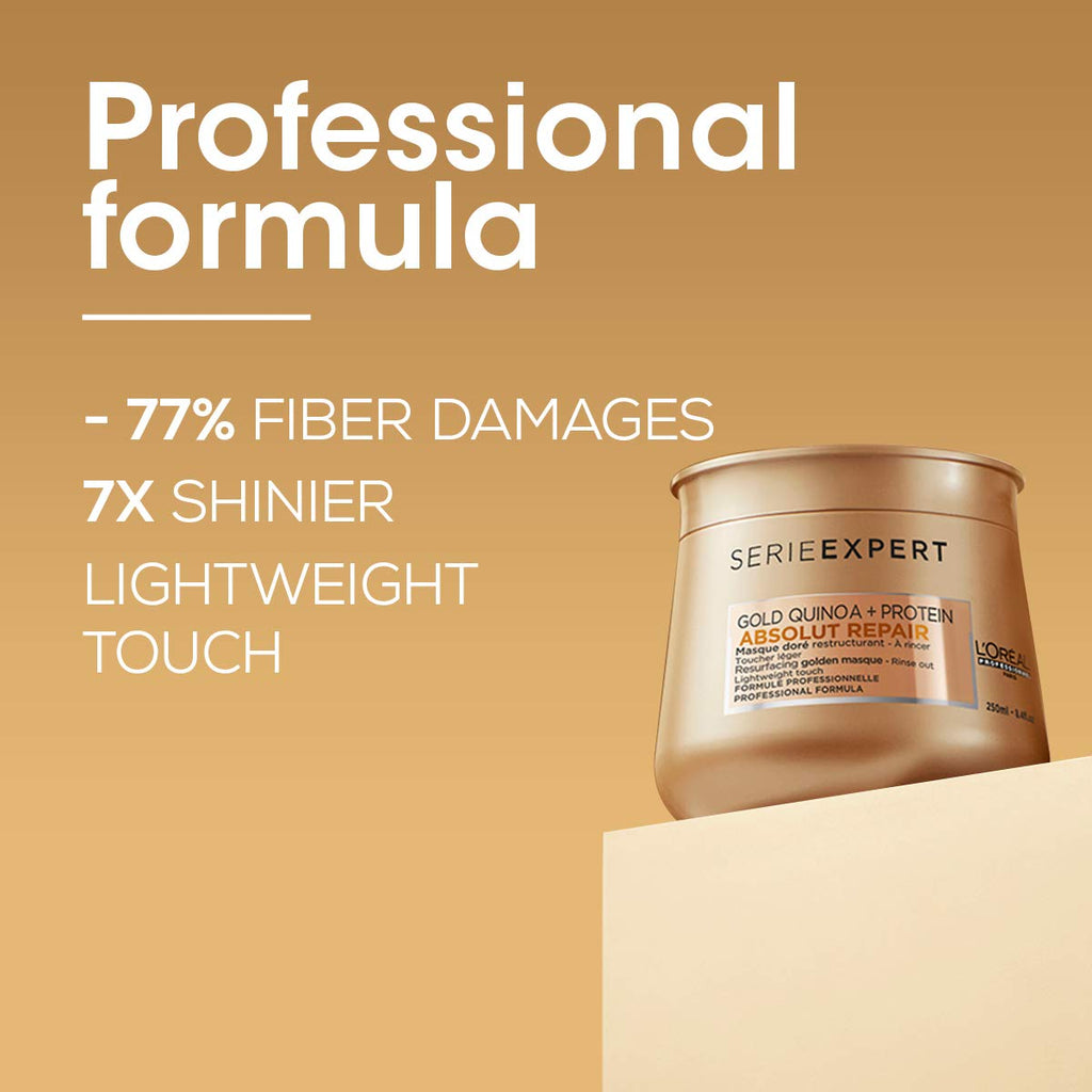 L'Oréal Professionnel Serie Expert Gold Quinoa + Protein Absolut Repair Mask 250ml