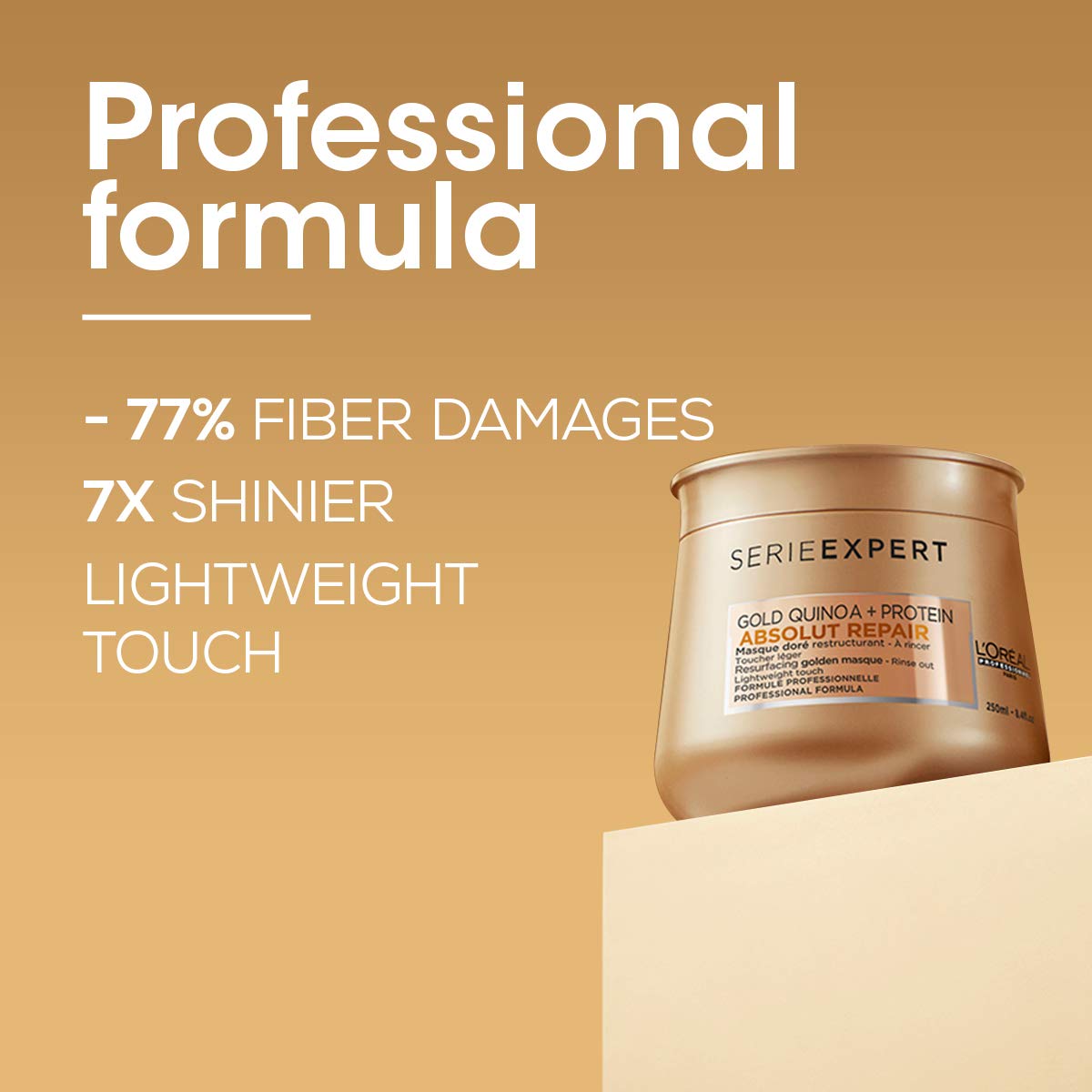 L'Oréal Professionnel Serie Expert Gold Quinoa + Protein Absolut Repair Mask 250ml