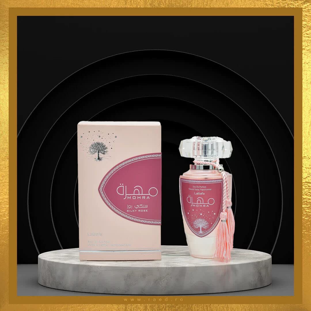Lattafa Perfumes Mohra Silky Rose Eau de Parfum 100ml Spray - For Her at MyBeautyBoutique by Lattafa Perfumes