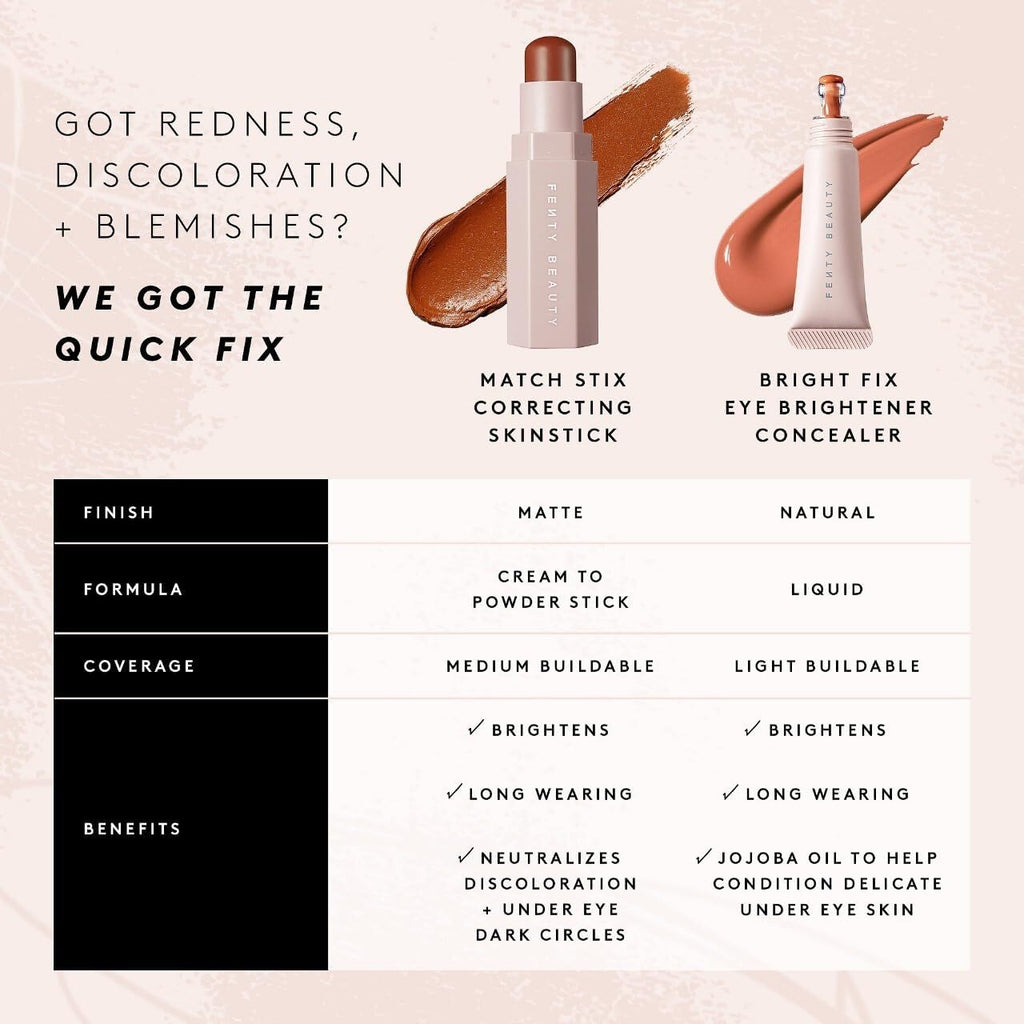 Fenty Beauty Bright Fix Eye Brightener Concealer 10ml - 08 Deep Melon