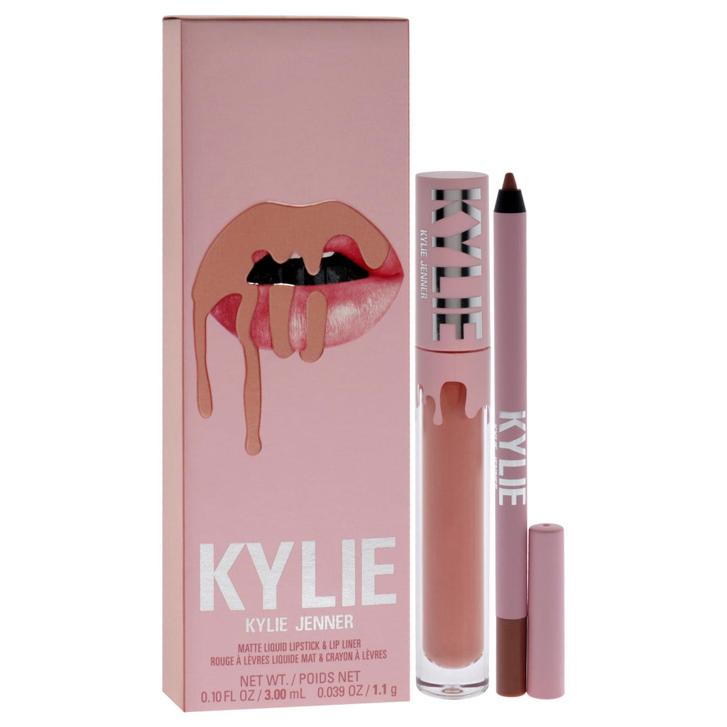 Kylie Cosmetics Matte Lip Kit 3ml Liquid Lipstick + 1.1g Lip Liner - Queen