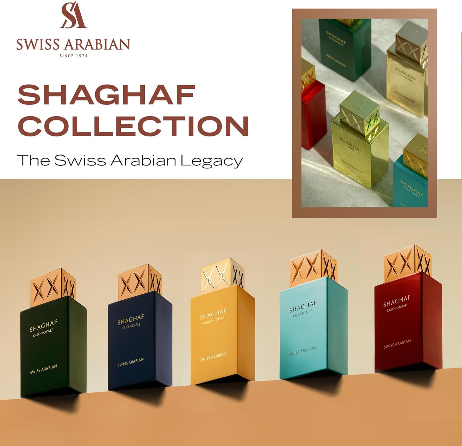 Swiss Arabian Shaghaf Oud Elixir Eau de Parfum 75ml Spray