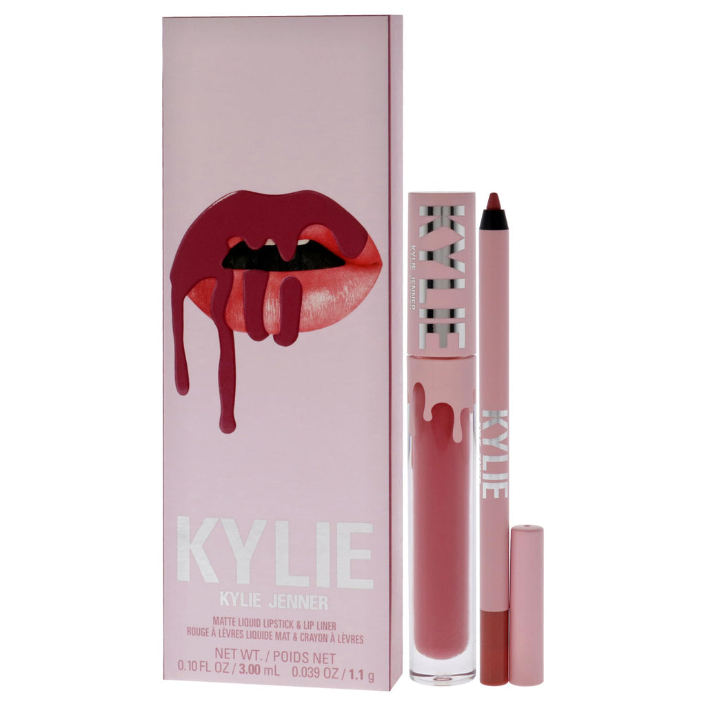 Kylie Cosmetics Matte Lip Kit 3ml Liquid Lipstick + 1.1g Lip Liner - Snow Way Bae