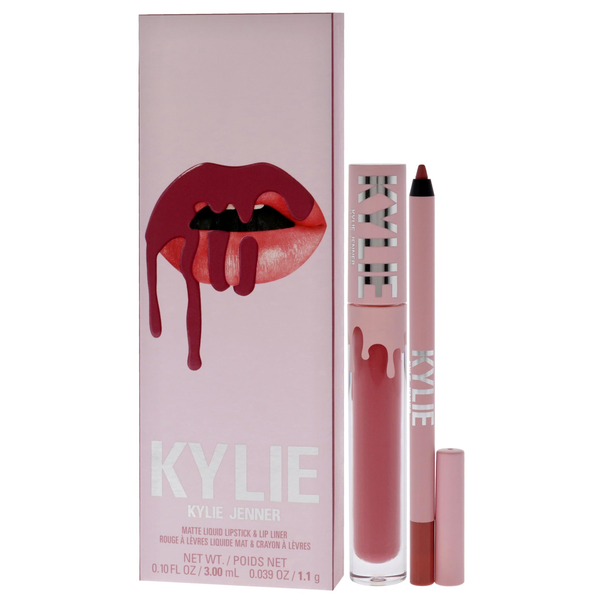 Kylie Cosmetics Matte Lip Kit 3ml Liquid Lipstick + 1.1g Lip Liner - Snow Way Bae