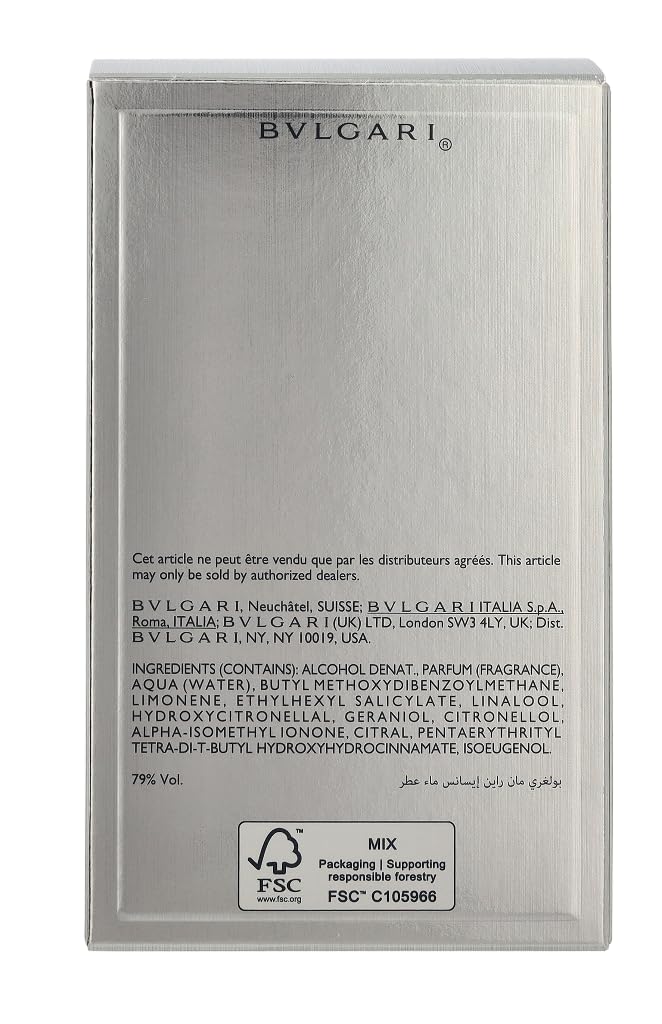 Bulgari Man Rain Essence Eau de Parfum 60ml