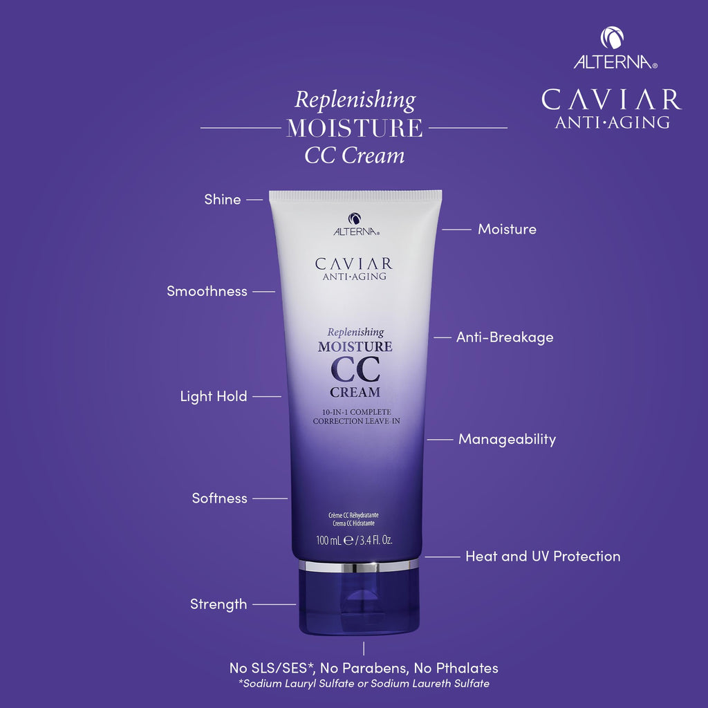 Alterna Anti-Aging Caviar Replenishing Moisture CC Correction Leave In Hair Cream 100ml