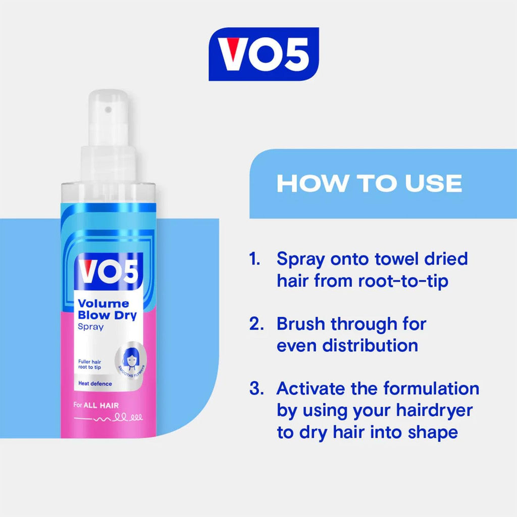 VO5 Full Of Life Volume Blow-Dry Spray 200ml