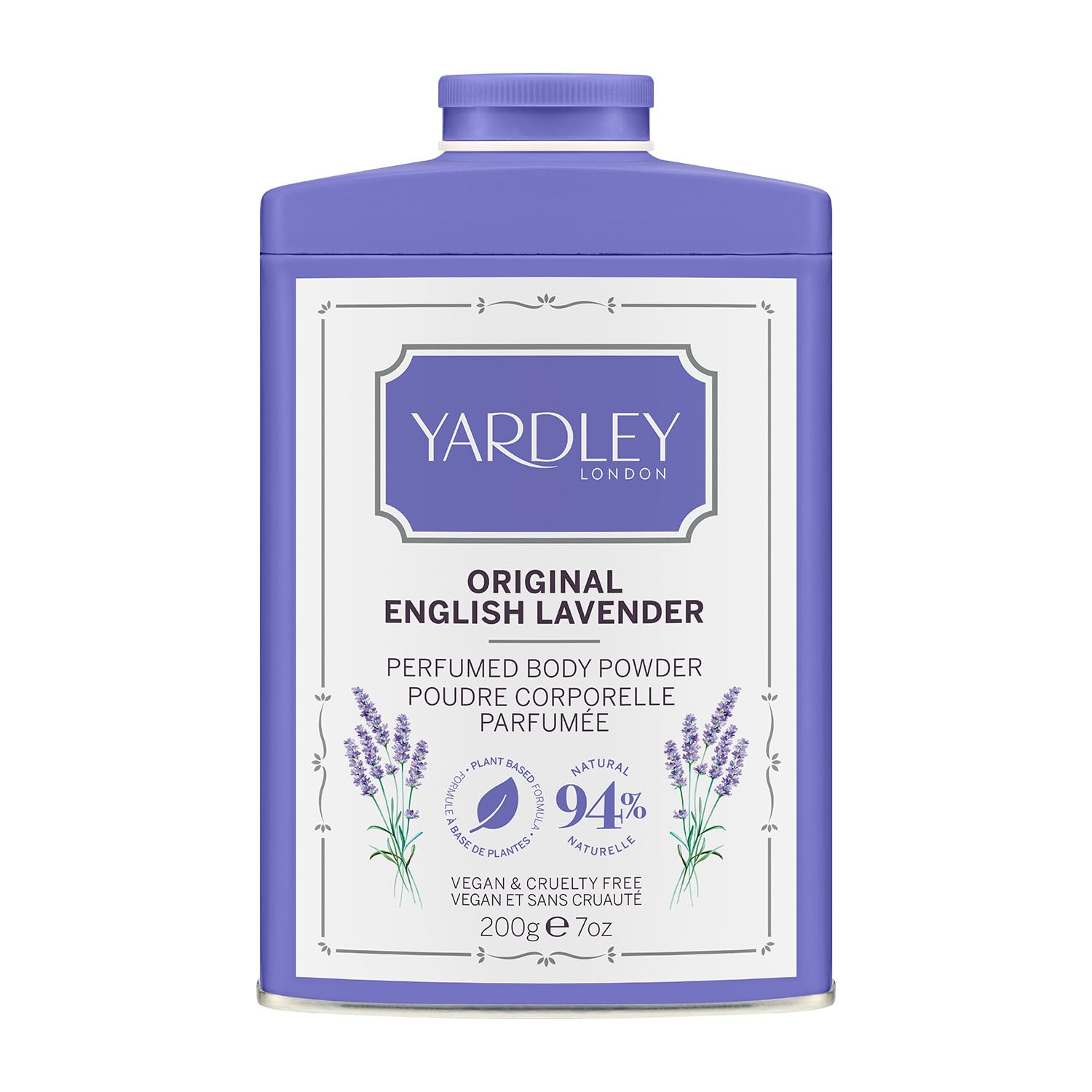 Yardely Original English Lavender 200gr Dusting Powder 