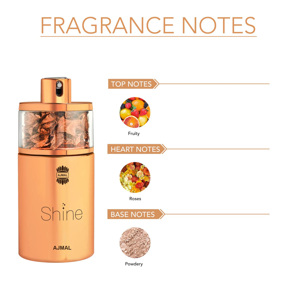 Ajmal Shine Eau de Parfum 75ml - Eau de Perfume at MyBeautyBoutique by Ajmal