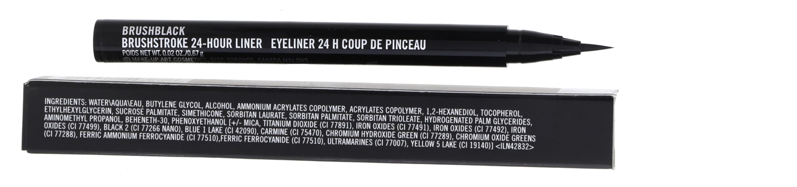 MAC Brushstroke Liquid Liner 0.67g - Black