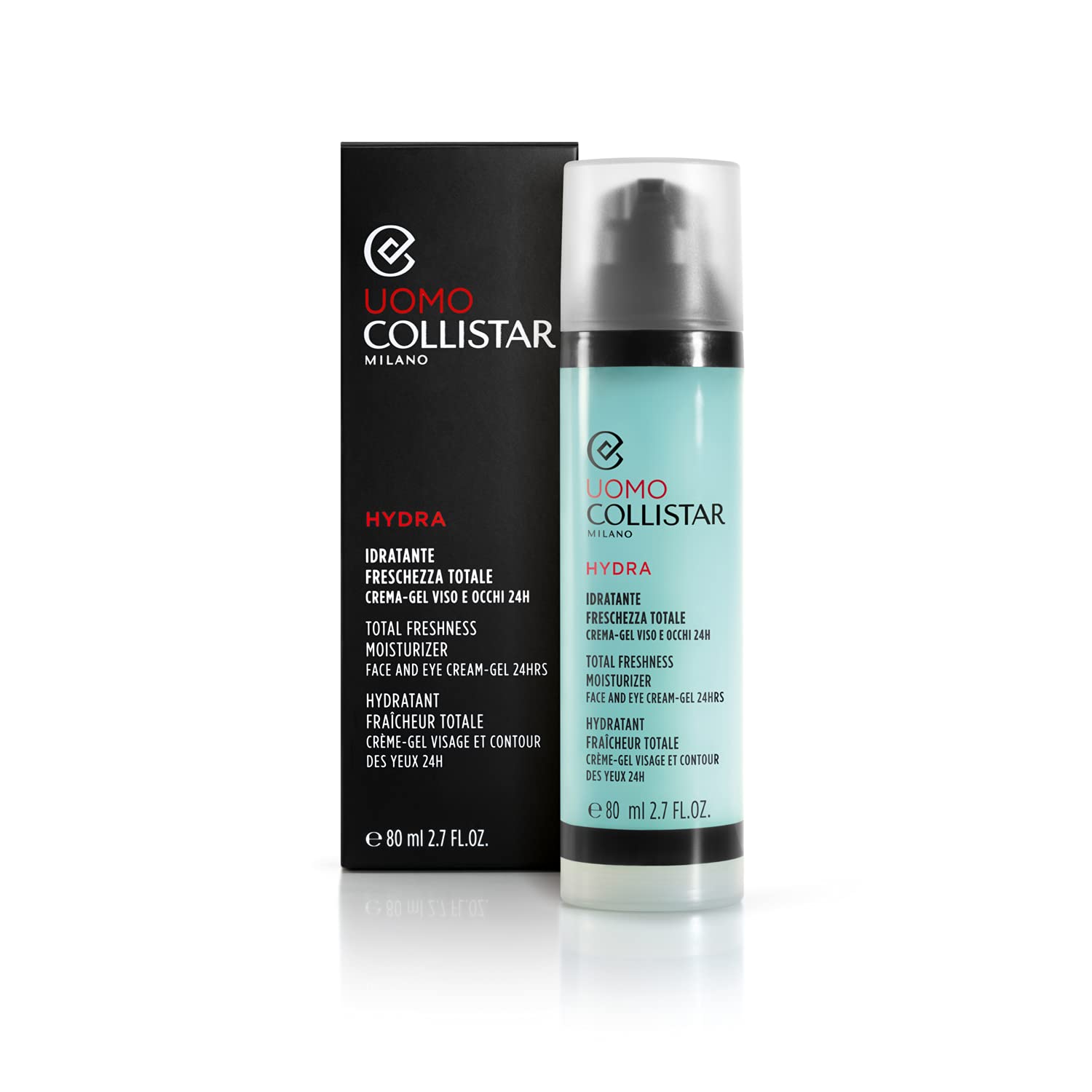 Collistar Uomo Total Freshness Moisturizer Face & Eye Cream Gel 80ml