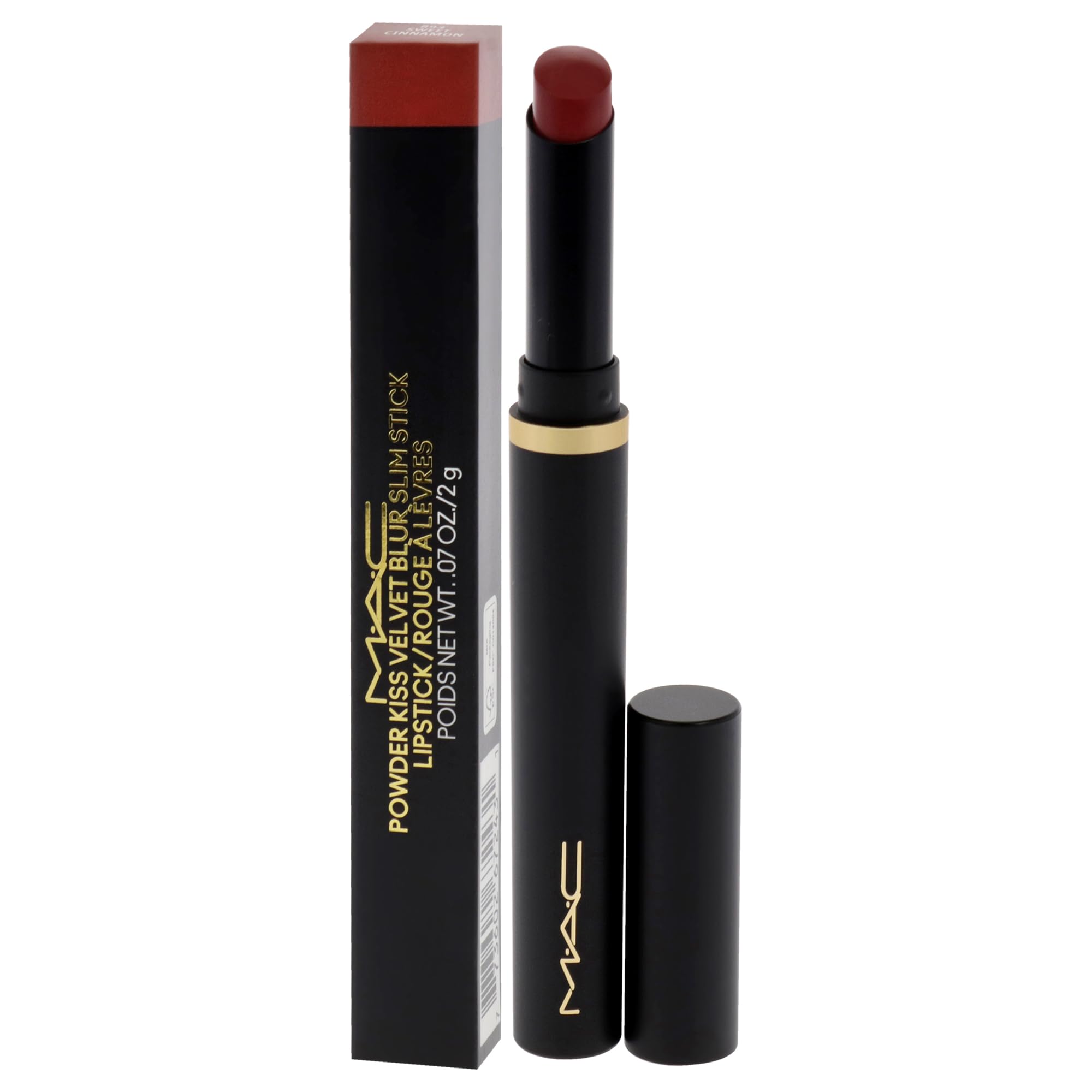 MAC Powder Kiss Velvet Blur Slim Stick Lipstick 2g - 893 Sweet Cinnamon