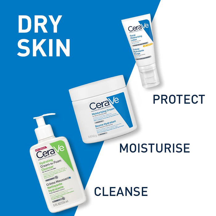 CeraVe Hydrating Cream To Foam Cleanser 236ml 