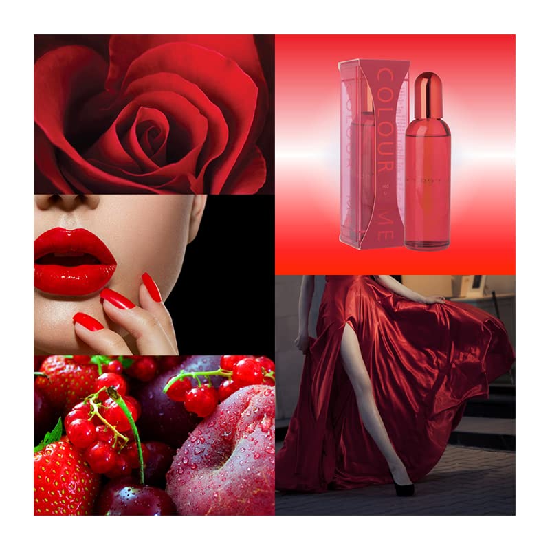 Colour Me Red Gift Set 50ml PDT Spray + 10ml Roll-on Perfume - Eau de Perfume at MyBeautyBoutique by Colour Me