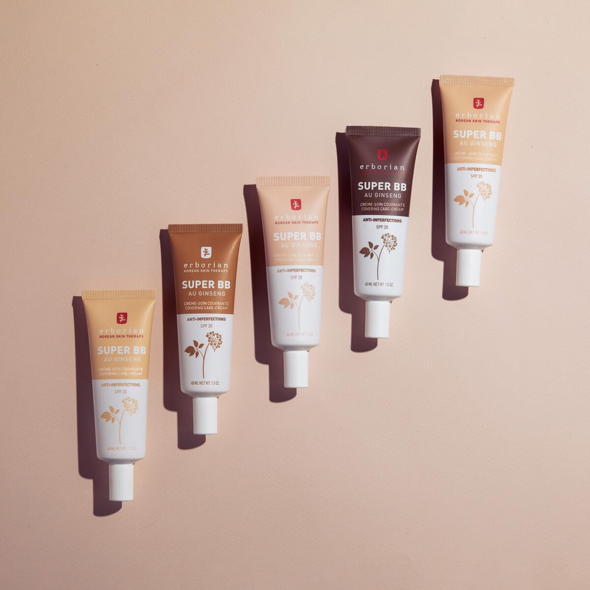 Erborian Super BB Au Ginseng Covering Care-Cream SPF20 40ml - Nude