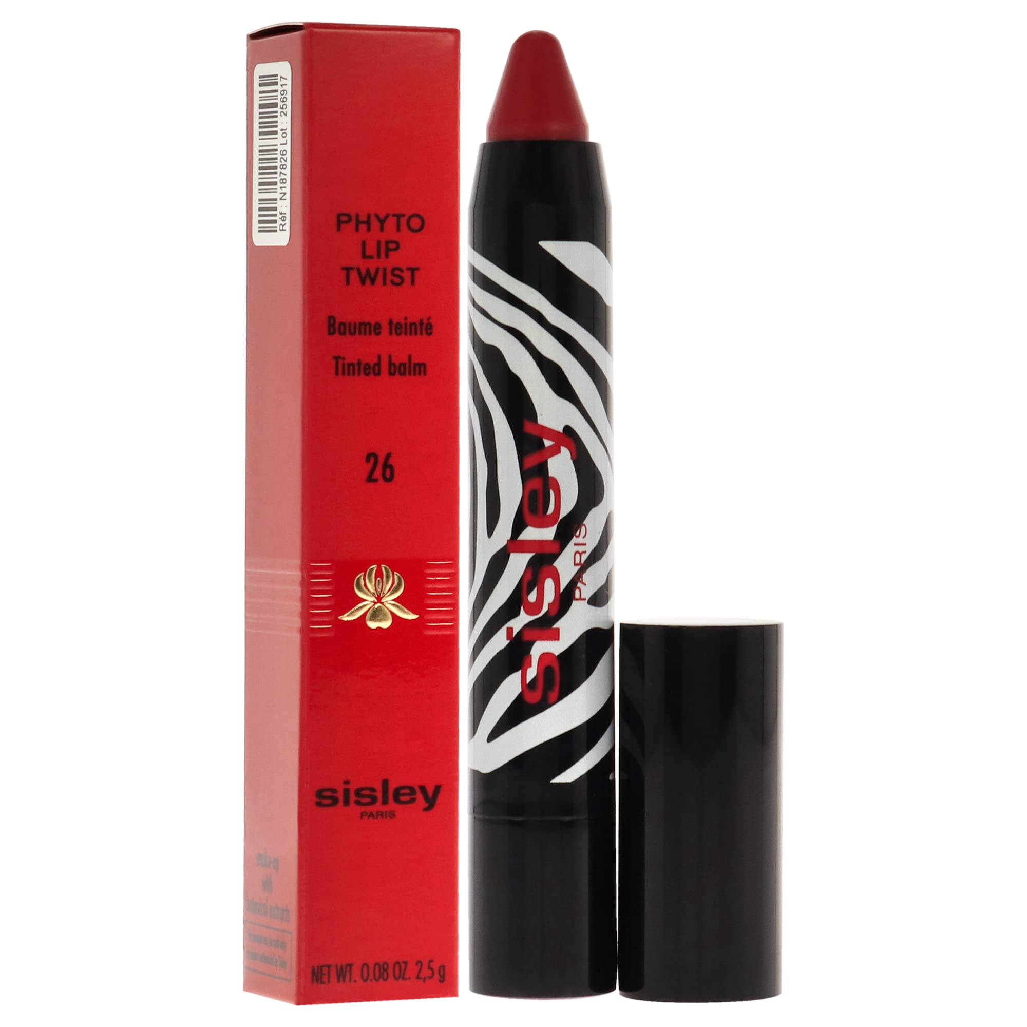 Sisley Phyto-Lip Twist Tinted Balm 2.5g - 26 True Red