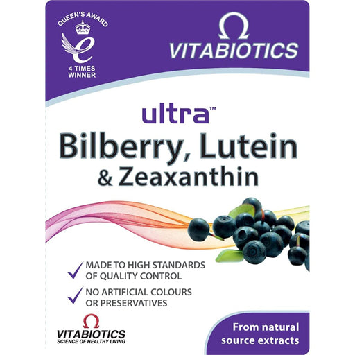 Vitabiotics Ultra Bilberry Lutein & Zeaxanthin 