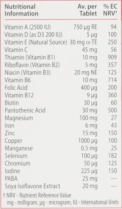 Vitabiotics Menopace Tablets 