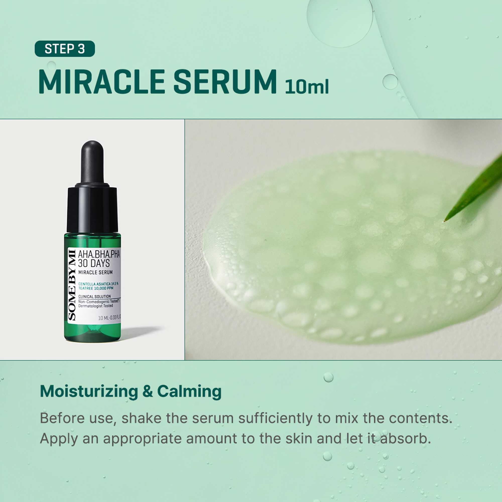 Some By Mi 30 Days AHA-BHA-PHA Miracle AC SOS Kit 4 Pieces (This set contains: 1x 30ml Acne Clear Foam 1x 30ml Toner 1x 20ml Cream 1x 10ml Serum)