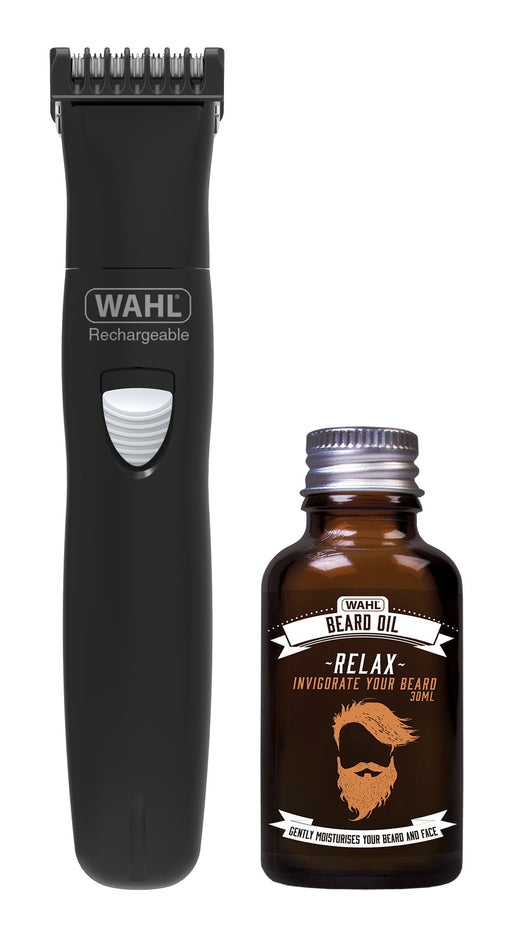 Wahl Gift Set Rechargeable Trimmer & Beard Oil 