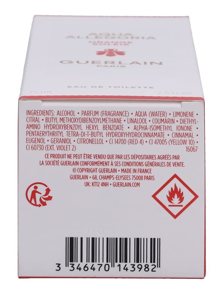 Guerlain Aqua Allegoria Orange Soleia Eau De Toilette 75ml - Eau de Toilette at MyBeautyBoutique by Aqua Allegoria