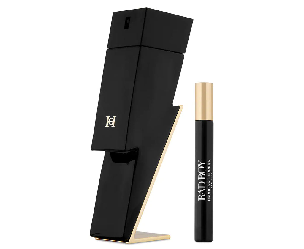 Carolina Herrera Bad Boy Cobalt Gift Set 100ml EDP + 100ml Shower Gel + 10ml EDP - Fragrance at MyBeautyBoutique by Carolina Herrera