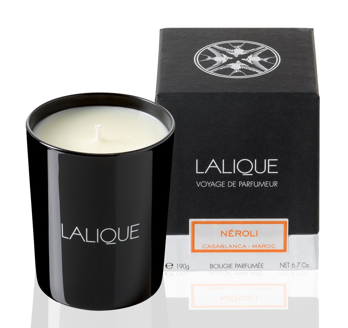 Lalique Néroli Casablanca Maroc Candle 190g - Eau de Toilette at MyBeautyBoutique by Lalique