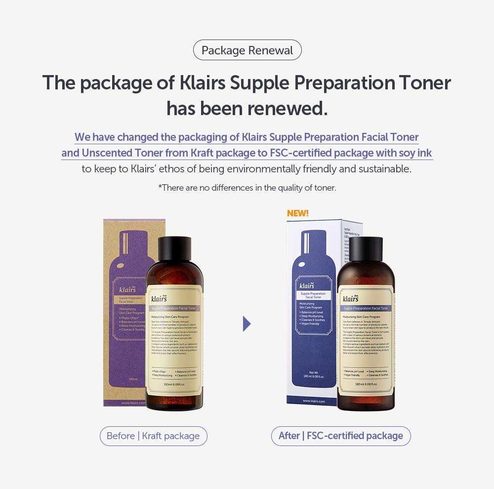Klairs Supple Preparation Facial Toner 180ml