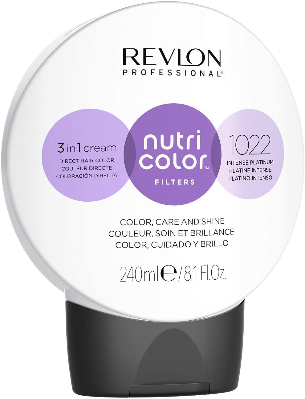 Revlon Nutri Color Filters 3 in 1 Cream 1022 Intense Platinum Hair Colour 240ml