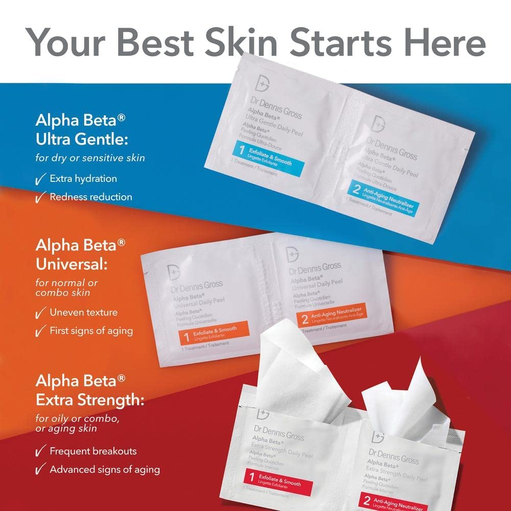 Dr Dennis Gross Alpha Beta Ultra Gentle Daily Peel 2.2ml x 30