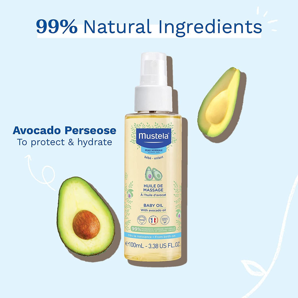 Mustela Bébé -Enfant Baby Oil 100ml - Normal Skin