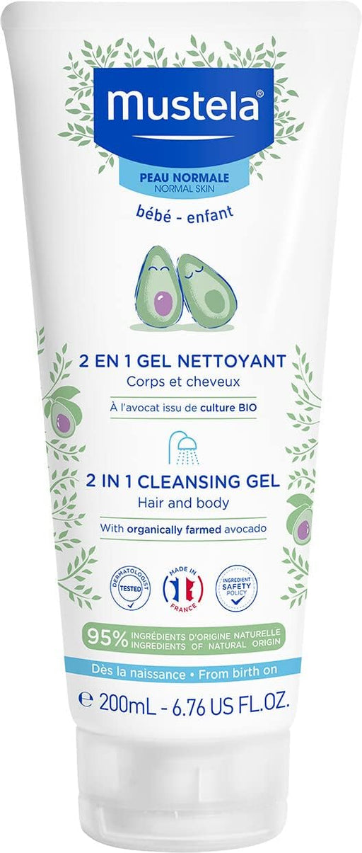 Mustela Bébé-Enfant 2 in 1 Cleansing Gel 200ml - Normal Skin