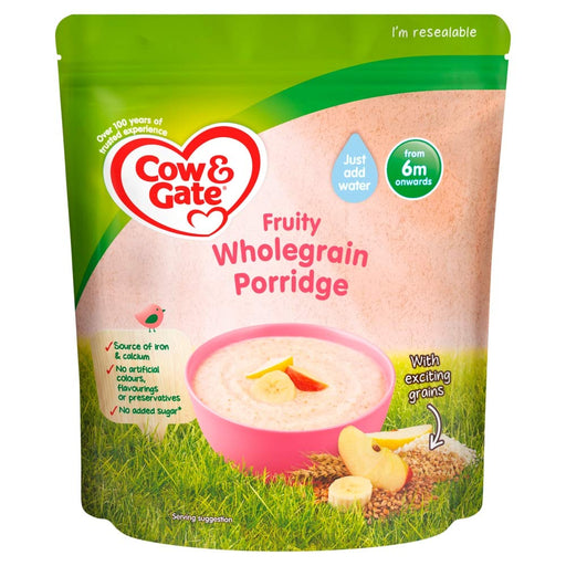 Cow & Gate Breakfast Packet Meals Stage 1 (4-6 Months) Fruity Breakfast