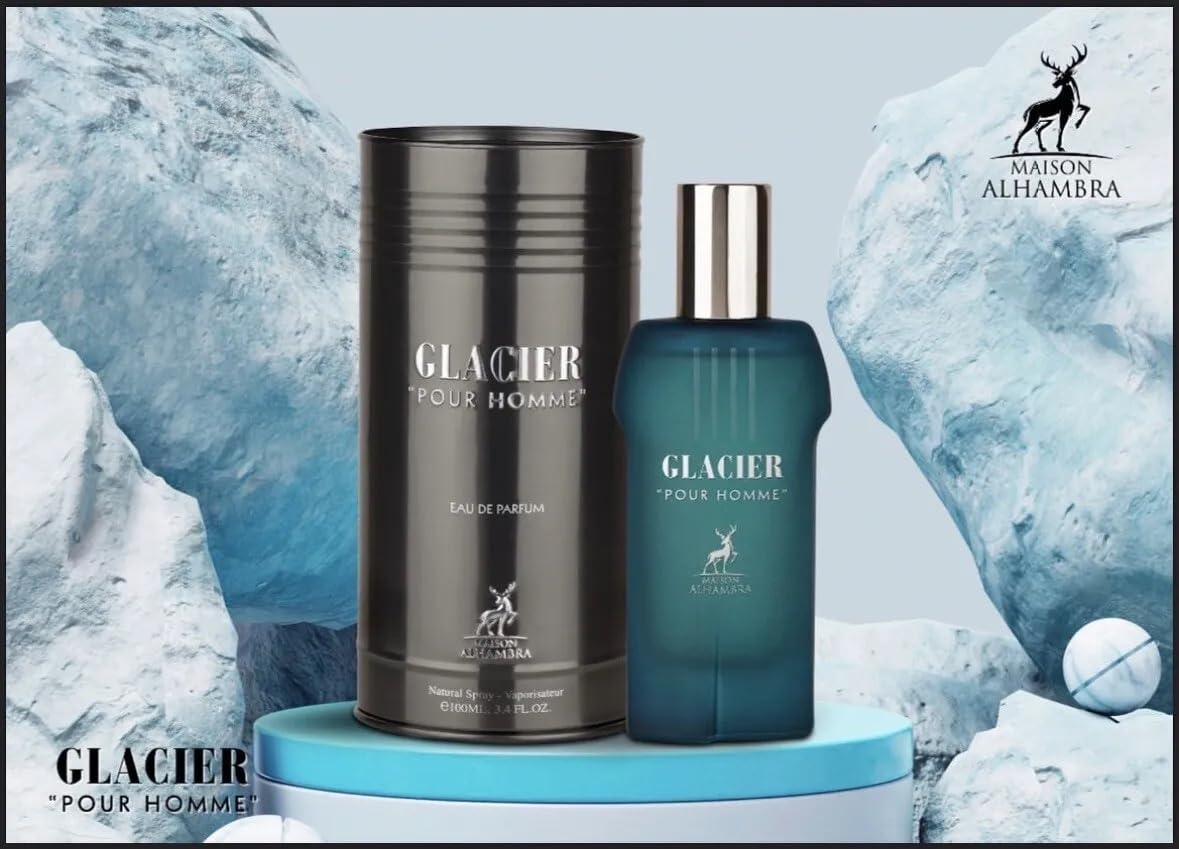 Maison Alhambra Glacier Pour Homme Eau de Parfum 100ml Spray