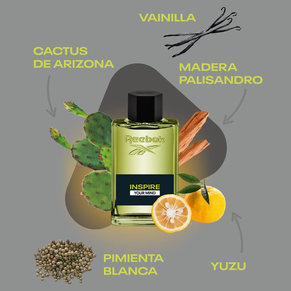 Reebok Inspire Your Mind Men Eau de Toilette 100ml Spray - Eau de Toilette at MyBeautyBoutique by Reebok