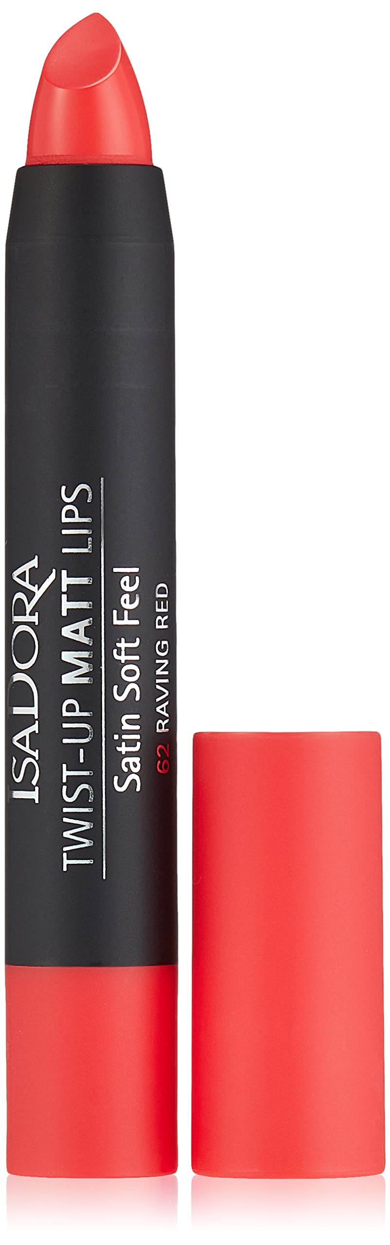 Isadora Twist-Up Matt Lips 62 Raving Red 3.3g