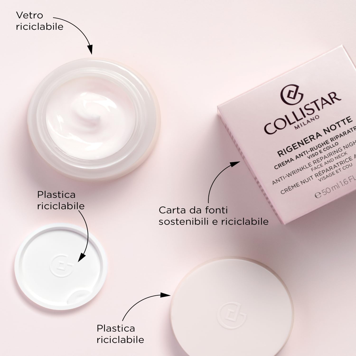Collistar Rigenera Notte Anti-Wrinkle Repairing Night Cream 50ml