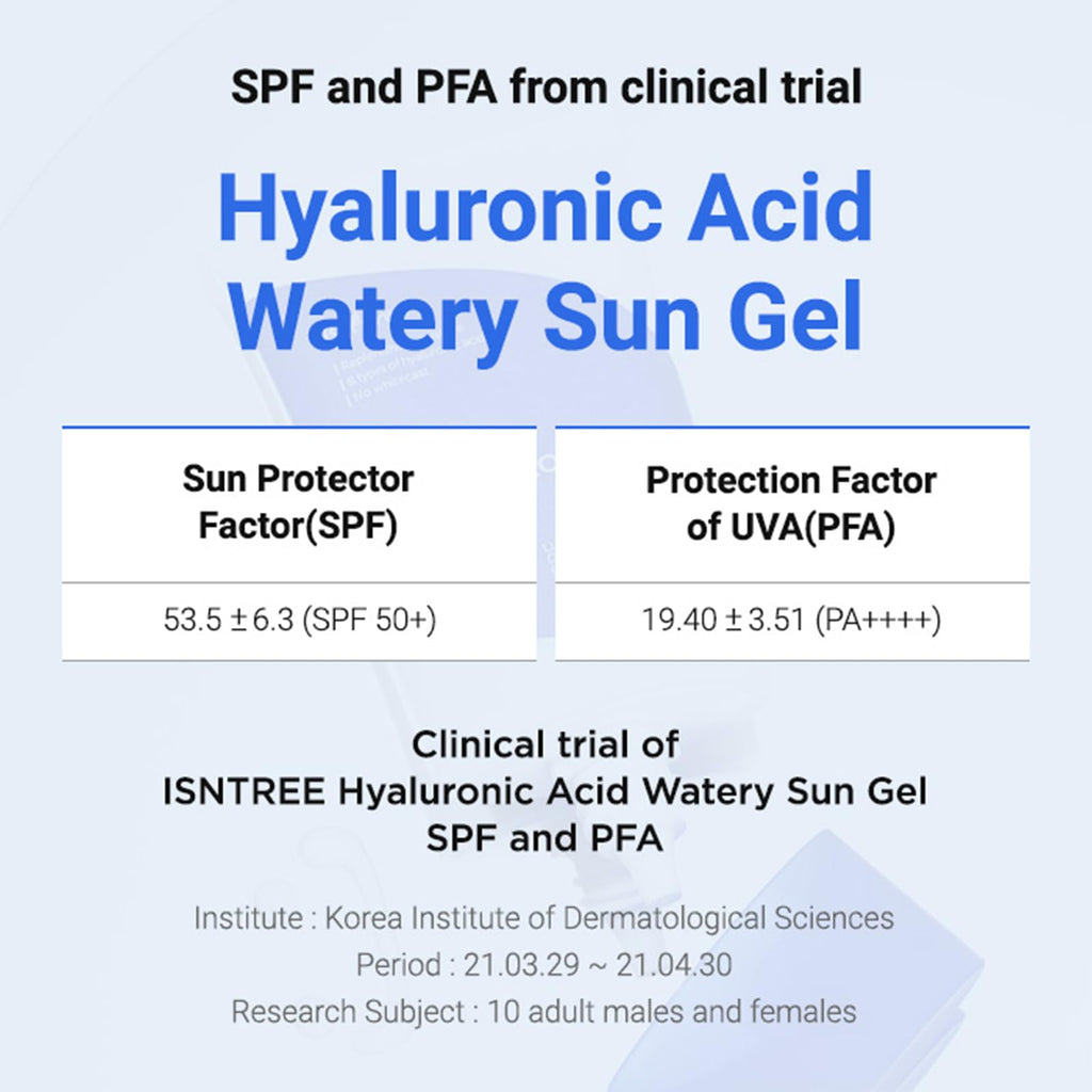 Isntree Hyaluronic Acid Watery Sun Gel SPF50+ 50ml
