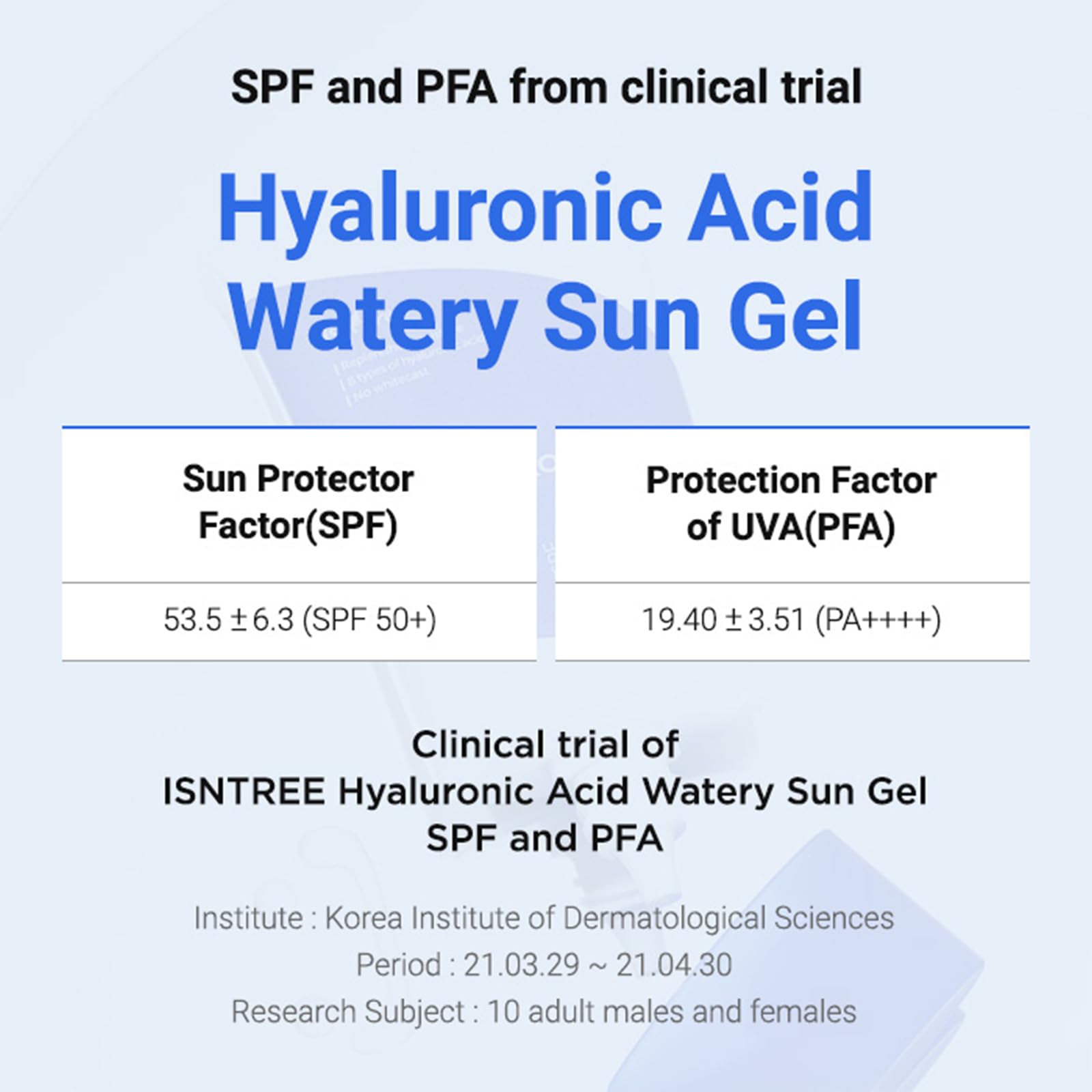 Isntree Hyaluronic Acid Watery Sun Gel SPF50+ 50ml