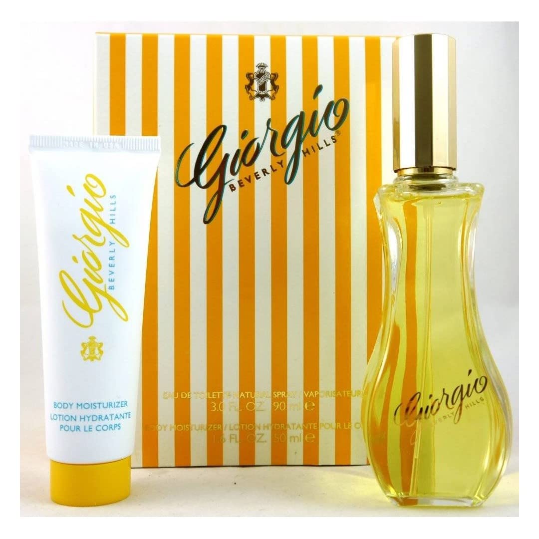Giorgio Beverly Hills Giorgio Yellow Gift Set 90ml EDT + 50ml Body Lotion - Fragrance at MyBeautyBoutique by Giorgio Beverly Hills